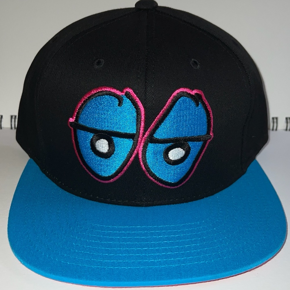 COPY - Krooked Black Adjustable Snapback Hat One Size